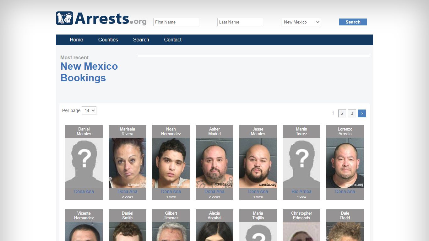 New Mexico Arrests and Inmate Search